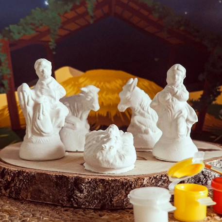 Coffret moulage crèche de noël Bleu 4 - vertbaudet enfant 