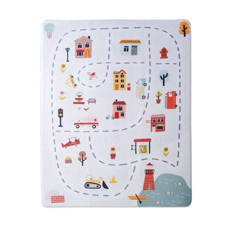Tapis de jeu enfant à mémoire de forme cloud play city Play city 2 - vertbaudet enfant 