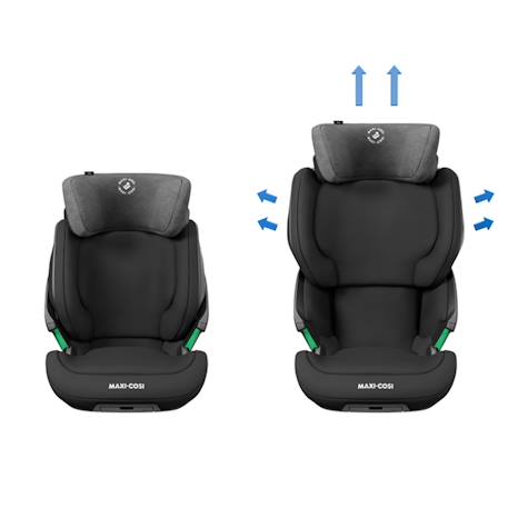 Siège auto enfant isofix kore i-size Graphite authentique+Gris authentique+Noir authentique 14 - vertbaudet enfant 