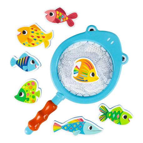 Jeu de bain requin attrape-poissons Bleu 1 - vertbaudet enfant 