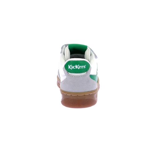 Baskets basses enfant kick kagal Blanc vert 3 - vertbaudet enfant 