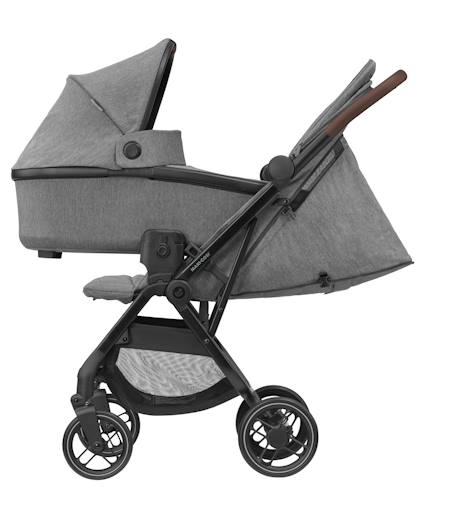 Poussette naissance ultra-compacte soho Graphite essentiel+Gris select+Truffe twillic+Vert essentiel 12 - vertbaudet enfant 