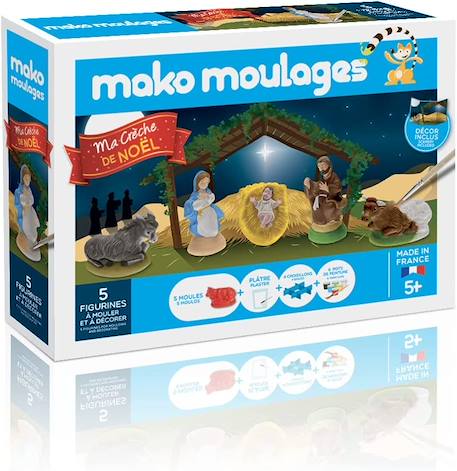 Coffret moulage crèche de noël Bleu 1 - vertbaudet enfant 