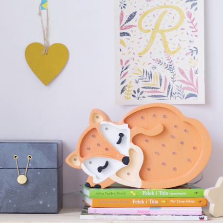 Lampe veilleuse renard Orange 2 - vertbaudet enfant 