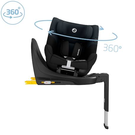 Siège auto enfant pivotant et i-size mica 360 s Graphite tonal+Noir tonal 9 - vertbaudet enfant 