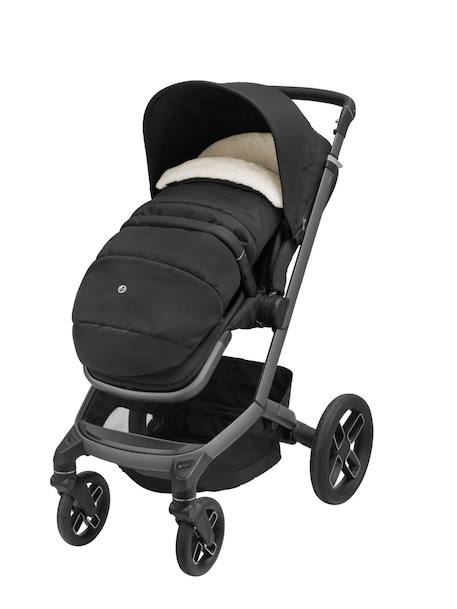 Chancelière pour poussette 2 en 1 pour bébé Graphite essentiel+Noir twillic+Truffe twillic 8 - vertbaudet enfant 