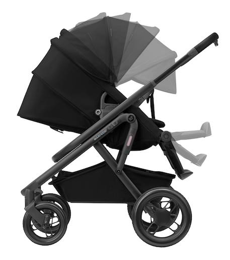 Poussette tout-terrain avec nacelle bébé lila xp+ Graphite essentiel+Noir essentiel 9 - vertbaudet enfant 
