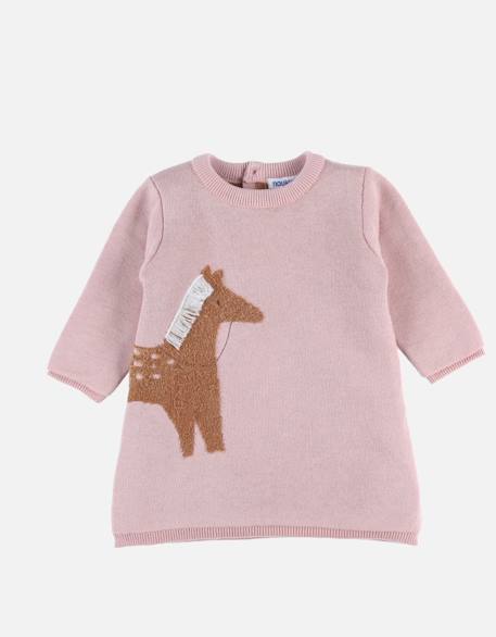 Bébé-Robe en tricot cheval