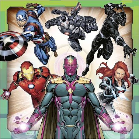 Puzzle les puissants avengers 3x49 pcs Bleu 4 - vertbaudet enfant 