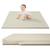 Tapis enfant à mémoire de forme cuir vegan padded Cream+Sand 5 - vertbaudet enfant 