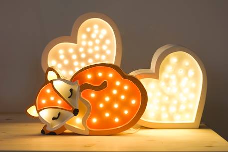 Lampe veilleuse renard Orange 4 - vertbaudet enfant 