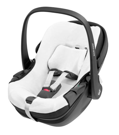 Housse pour siège-auto en coton bio pour pebble 360 pro / pebble 360 Blanc naturel 1 - vertbaudet enfant 