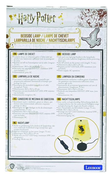 Lampe de chevet harry potter Beige 6 - vertbaudet enfant 