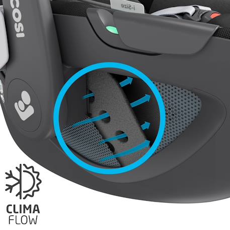 Siège auto bébé i-size pebble 360 Noir essentiel+Vert essentiel 5 - vertbaudet enfant 