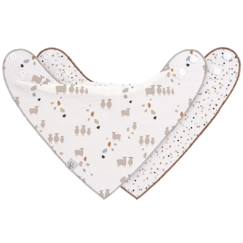 Puériculture-Lot de 2 bavoirs bandanas