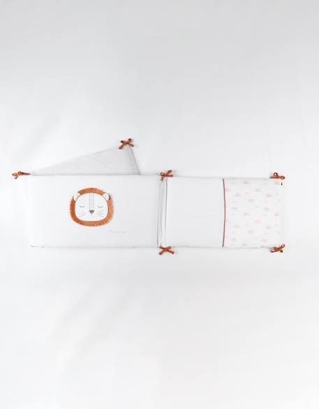 Tour de lit babou & kendi en veloudoux Blanc 4 - vertbaudet enfant 