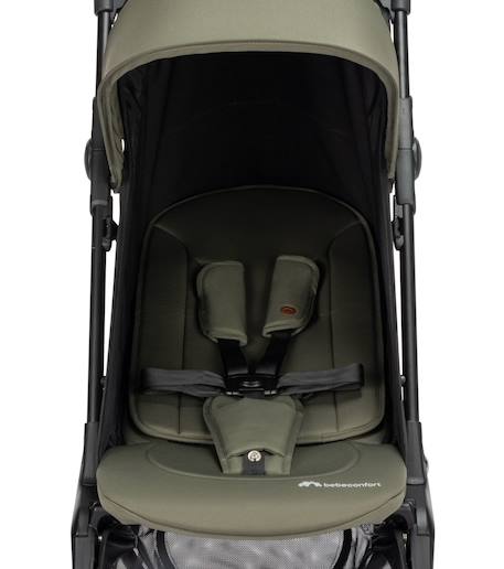 Poussette naissance ultra compacte zephir, compatible cabine Graphite mineral+Vert mineral 10 - vertbaudet enfant 