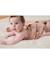 Couverture en tricot bio Bleu+Marron+Rose 14 - vertbaudet enfant 
