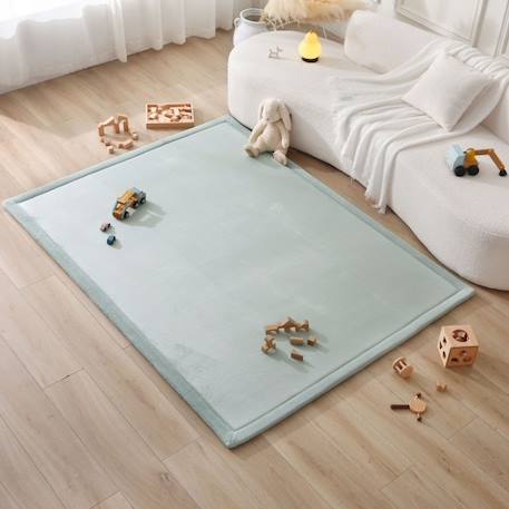 Tapis enfant à mémoire de forme cloud Beige+Bleu ciel+Gris+Mocha+Vert bleuté 23 - vertbaudet enfant 