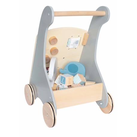 Chariot d'activité Beige, rose, gris+Gris 8 - vertbaudet enfant 