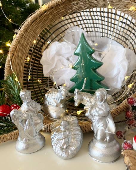 Coffret moulage crèche de noël Bleu 5 - vertbaudet enfant 