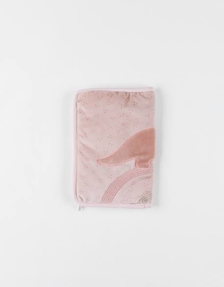 Protège carnet de santé popsie en veloudoux® Rose 3 - vertbaudet enfant 