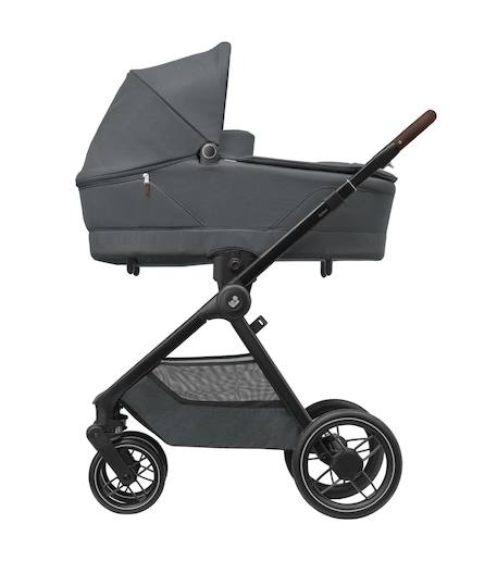 Poussette naissance oxford avec nacelle sense Graphite twillic+Noir twillic+Truffe twillic+Vert twillic 4 - vertbaudet enfant 