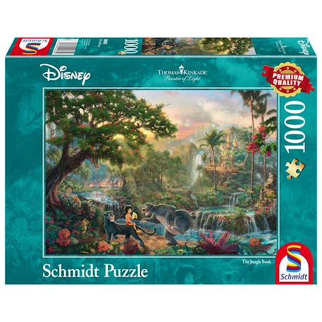 Puzzle le livre de la jungle 1000 pcs Vert 1 - vertbaudet enfant 