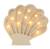 Lampe veilleuse coquillage bois côtier Beige 1 - vertbaudet enfant 