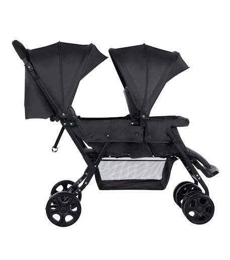 Poussette double pour enfants d'âges rapprochés teamy Graphite minéral 2 - vertbaudet enfant 