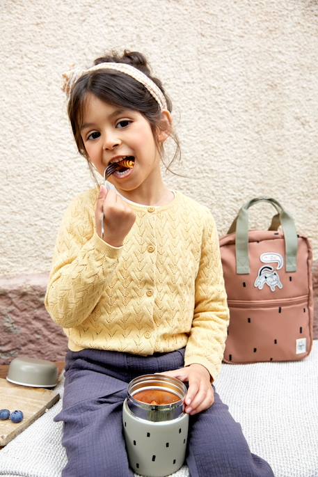 Boîte à repas isotherme Beige+Bleu+Vert 13 - vertbaudet enfant 