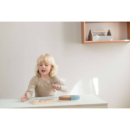 Puzzle camion en bois Beige 3 - vertbaudet enfant 