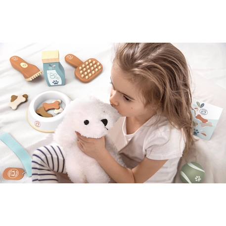 Valise mon petit chien Beige 2 - vertbaudet enfant 