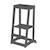 Tour d'apprentissage évolutive en bambou fsc® Anthracite+Blanc+Blanc - naturel+Naturel 1 - vertbaudet enfant 