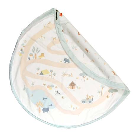 Tapis et sac de rangement jungle Multicolore 1 - vertbaudet enfant 