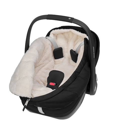 Chancelière bébé pour siège auto Graphite twillic+Noir twillic 9 - vertbaudet enfant 