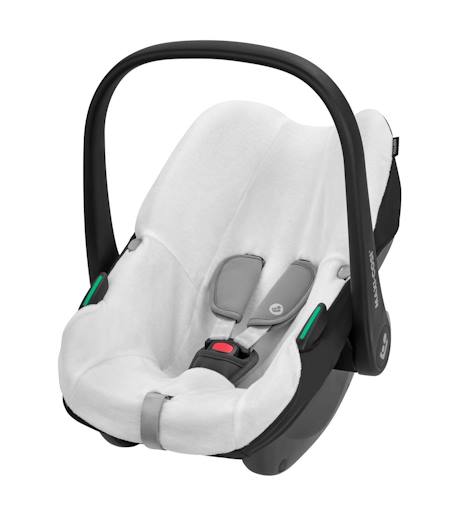 Housse en coton bio pour cosi pebble s / cabriofix i-size Blanc naturel 1 - vertbaudet enfant 