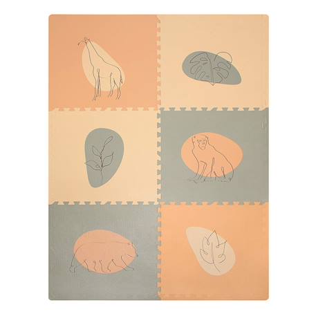 Tapis de jeu mousse à assembler jungle Jungle 1 - vertbaudet enfant 