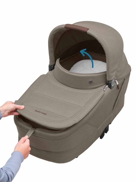 Poussette naissance oxford avec nacelle sense Graphite twillic+Noir twillic+Truffe twillic+Vert twillic 18 - vertbaudet enfant 