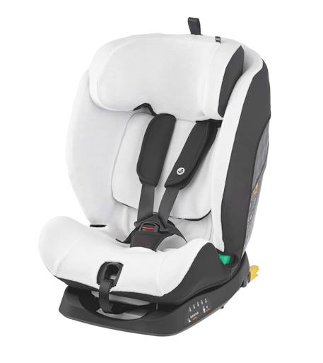 Housse pour siège-auto titan i-size en coton bio Blanc naturel 1 - vertbaudet enfant 