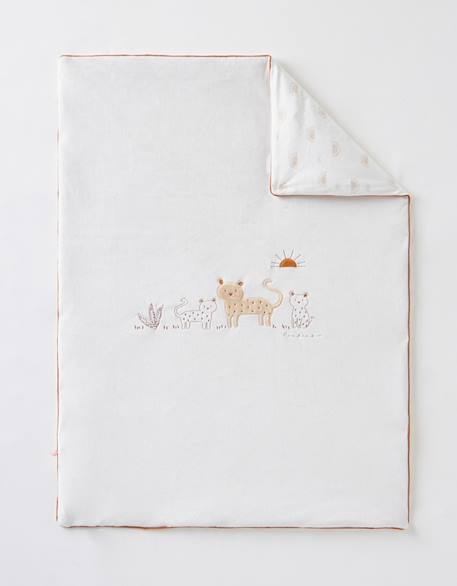 Couverture babou  en veloudoux Blanc 1 - vertbaudet enfant 