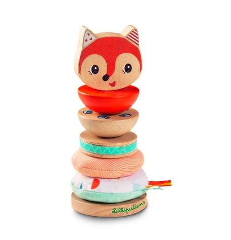 Pyramide à empiler alice Orange 1 - vertbaudet enfant 