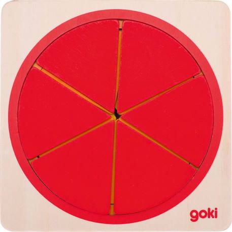 Puzzle circulaire 21 pièces Multi-coloured 3 - vertbaudet enfant 