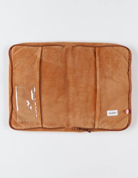 Protège carnet de santé babou en veloudoux Marron 3 - vertbaudet enfant 