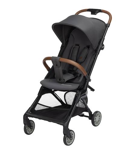 Poussette naissance ultra compacte zephir, compatible cabine Graphite mineral+Vert mineral 1 - vertbaudet enfant 