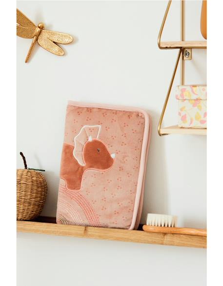Protège carnet de santé popsie en veloudoux® Rose 2 - vertbaudet enfant 