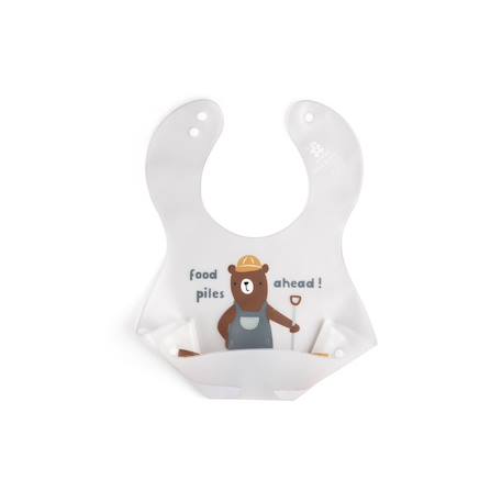 Bavoirs imprimés (2pcs) en eva transparent Marron+Multicolore+Transparent 3 - vertbaudet enfant 