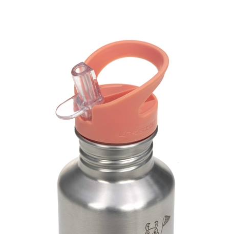 Gourde en inox 500 ml Gris+Rose 7 - vertbaudet enfant 