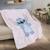 Plaid imprimé 100% polyester, Disney home Stitch happy Mauve 2 - vertbaudet enfant 