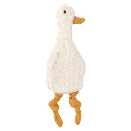 Doudou plat oie Blanc 1 - vertbaudet enfant 